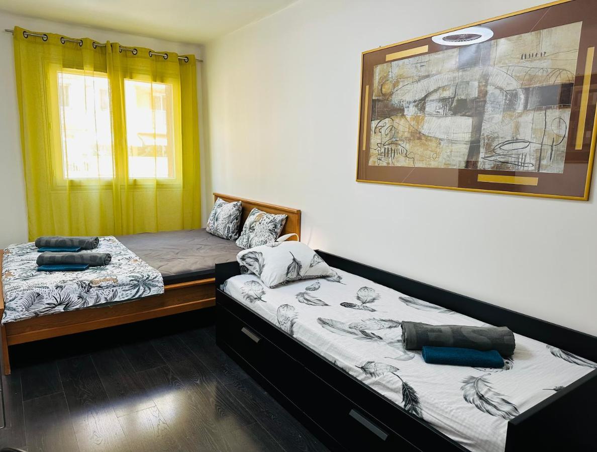 The Nice - 3 Rooms, 3Air Cond, 3Tv, 3Fans, 2 Wc, Wifi Everywhere 5Min Aeroport, Train, Beach, 1Min Tram, 15 Min Centre, Port, Parking Possible מראה חיצוני תמונה