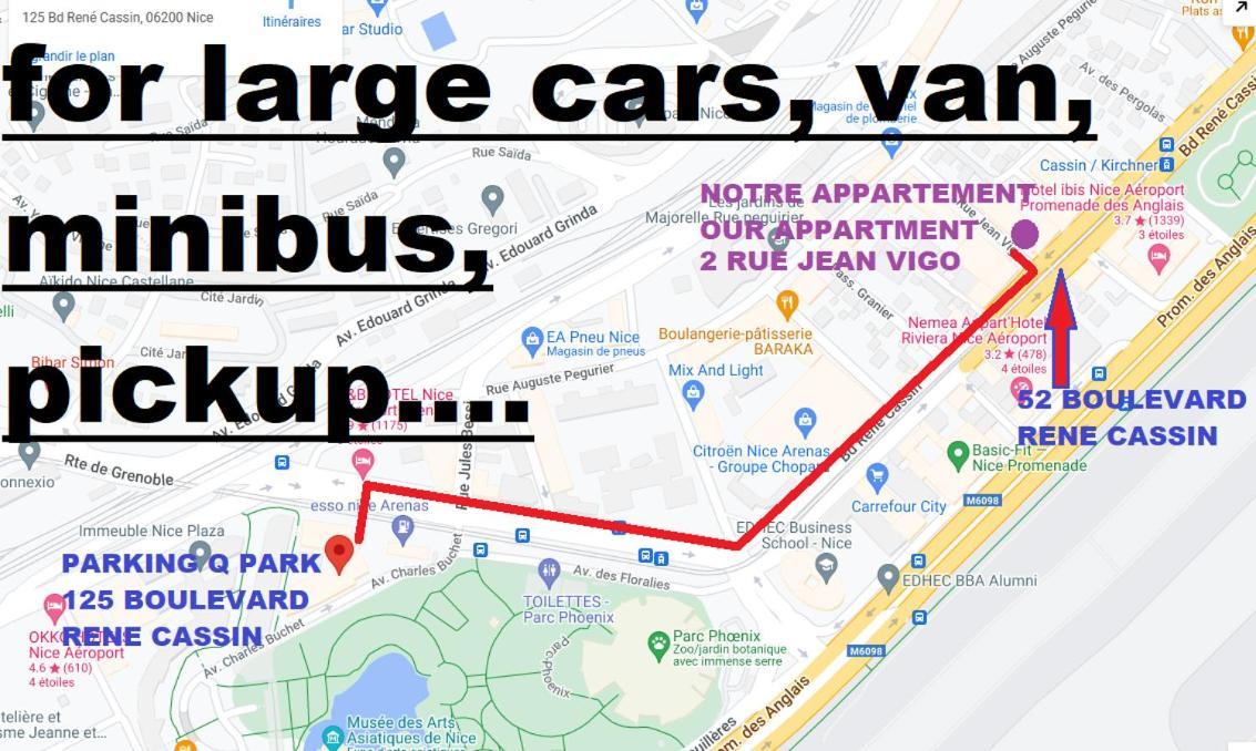 The Nice - 3 Rooms, 3Air Cond, 3Tv, 3Fans, 2 Wc, Wifi Everywhere 5Min Aeroport, Train, Beach, 1Min Tram, 15 Min Centre, Port, Parking Possible מראה חיצוני תמונה